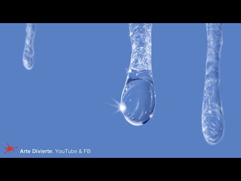 CÓMO DIBUJAR ESTALACTITAS (GOTA DE AGUA) con iPad/Apple Pencil - Para principiantes