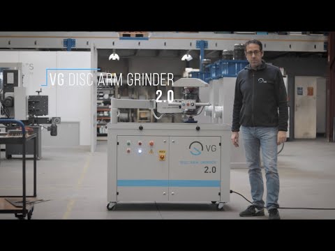 Ébavureuse VG-machines - Disc Arm Grinder 2.0 - Finition laser/plasma avec table aspirante et brosses interchangeables_3