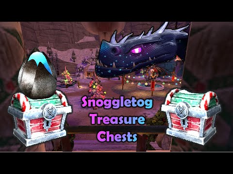 Opening 100 Snoggletog 2021 Treasure Chests - School of Dragons