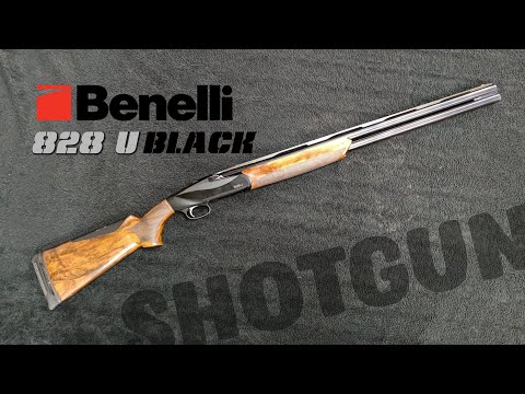 Benelli 828U Black - Beautiful 2-Barrel 12/76 Shotgun