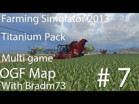farming simulator 2013 Titanum Pack multigame With Bradm73 on OGF USA map part 7 session 2