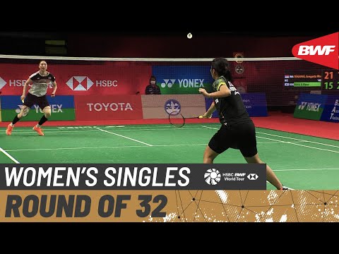 YONEX Thailand Open | Day 1: Gregoria Mariska Tunjung (INA) vs. Sung Ji Hyun (KOR)