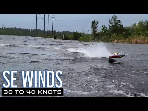 Hurricane Ian Rc Boat Bash - Sonicwake V2 Durability Test - Fast Electric Rc Boat
