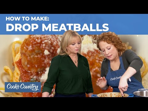 How to Make the Easiest Drop Meatballs