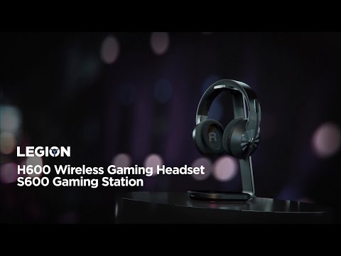 Lenovo Legion H600 Belaidės Žaidimų Ausinės, Juodos video