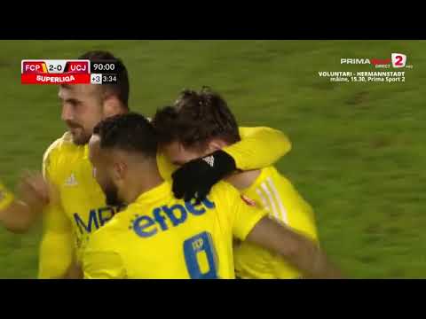 GOOOL! Petrolul – U Cluj 2-0. Cioiu profită de gafa lui Ispas și închide meciul de pe „Ilie Oană”