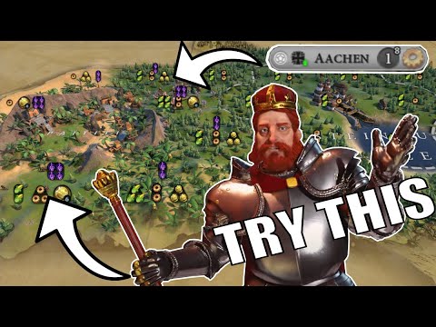 Civ 6 | A MASSIVE German Domination Game + EPIC WONDER START (#1 Germany Deity ++ Civilization VI)