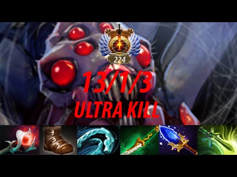 Broodmother EZ Game 24 Min No Mercy | MIDLANE | DOTA 2 PRO MMR GAMEPLAY