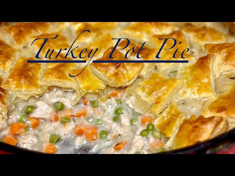 The BEST Leftover Turkey Pot Pie - Easy and Comforting!