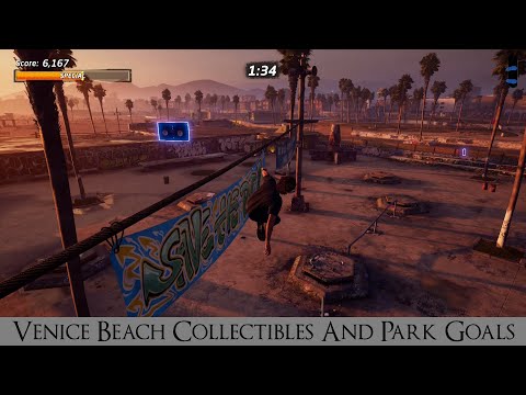 Tony Hawks Pro Skater 1 + 2 - Venice Beach Collectibles And Park Goals