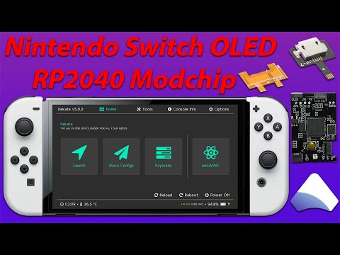 Nintendo Switch OLED RP2040 (PicoFly) Modchip Installation