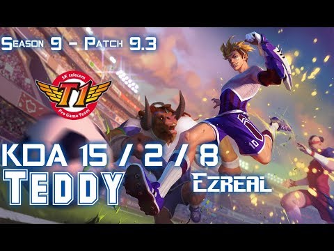 SKT Teddy EZREAL vs VIKTOR ADC - Patch 9.3 KR Ranked