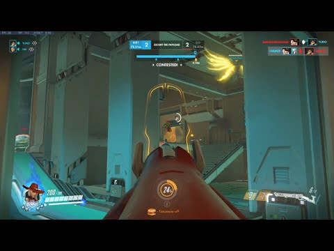 Overwatch Tracking God Dafran Showing His Sick Ashe Skills