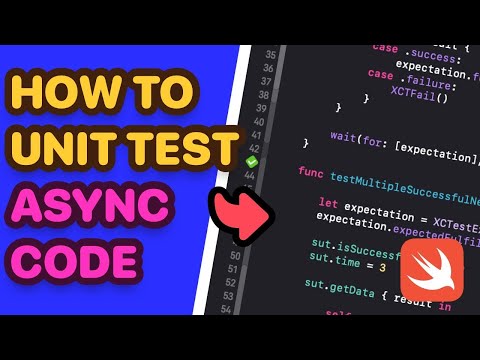 Unit testing Asynchronous Code In Swift ✅ thumbnail