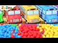 The Wheels On The Bus Song Colorful Bus ZuZoo Nursery Rhymes Kids Songs
