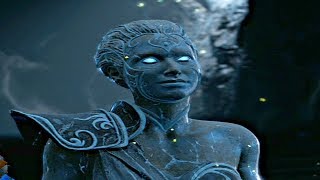 GOD OF WAR 4 - Athena Scene &amp; Blades of Chaos Gameplay