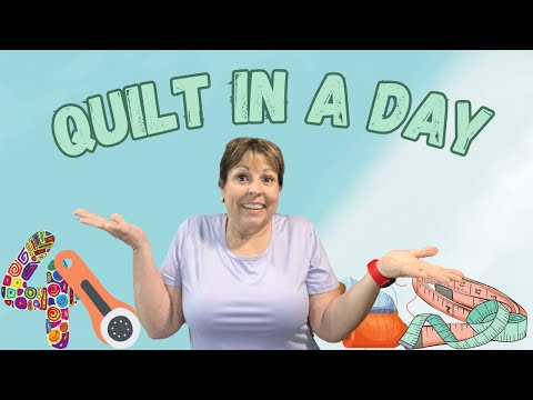 Easy 4 Patch Quilt Can Be Finished in a Day - Beginner Friendly