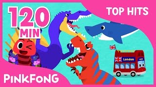 The Best Songs of April 2017 | Spinosaurus VS T-Rex | +Compilation | Pinkfong Songs for Children