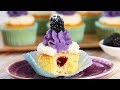 Blackberry Coconut Cupcakes Almost Too Pretty To Eat