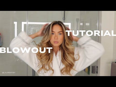 BEST IN DEPTH DYSON AIRWRAP TUTORIAL | Easy bouncy blowout, salon hair at home, blowout tutorial