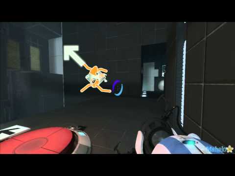 Portal 2 Co-Op Walkthrough - Atlas: "Team Building" Course 1 Chamber 4