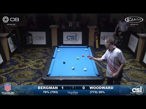 USBTC 10-Ball: Justin Bergman vs Skyler Woodward Finals Set 1