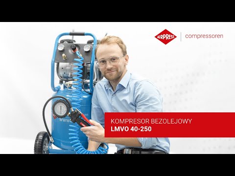 Betepalinis stūmoklinis kompresorius AIRPRESS H215/6 video