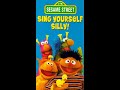 Sesame Songs Home Video Sing Yourself Silly Sony Wonder Version
