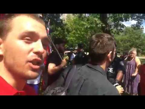 Ronny Cameron -- Confronting Antifa!   Live at the Halifax 5 Rally in Toronto -- 7/15/2017