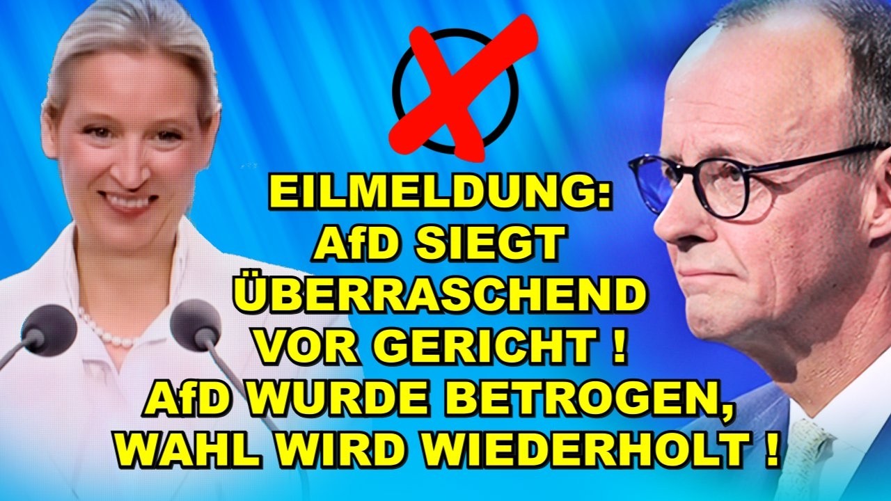 EIL: AfD SIEGT! WAHL wird WIEDERHOLT!