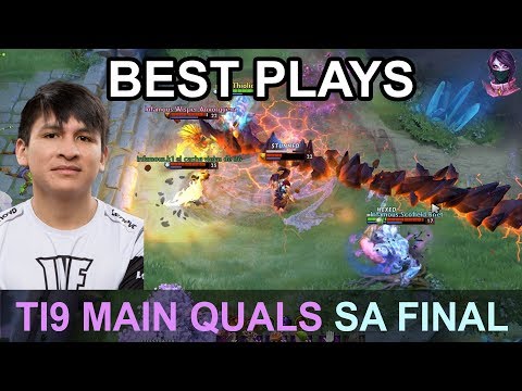 TI9 BEST PLAYS Main Quals SA FINAL DAY Highlights Dota 2 by Time 2 Dota #dota2 #ti9