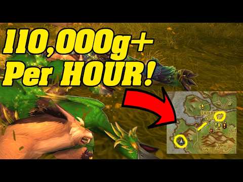 *NEW* 110,000g+/Hr Casino SOLO Skinning Hawkstrider Route! WoW Midnight Goldfarm