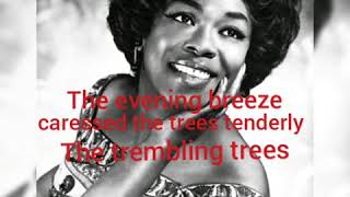 TENDERLY - Sarah Vaughan (with Lyrics)