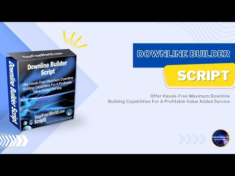Downline Builder Script video demo