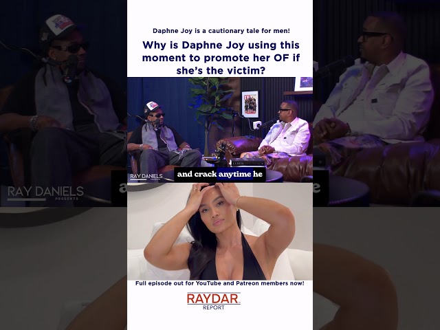 Why is Daphne Joy using this moment to promote that link??