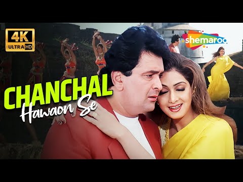 Chanchal Hawaon Se – Alka Yagnik Superhit | Sridevi | 4K HD Bollywood Song