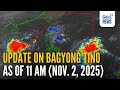 Update On Bagyong TinoPH As Of 11 AM Nov 2 2025 GMA Integrated News