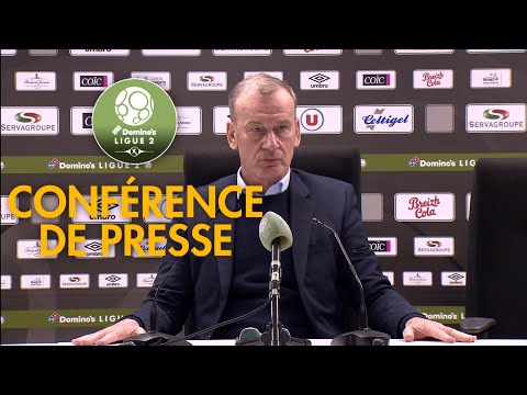 Conférence de presse EA Guingamp - AJ Auxerre ( 1-0 )  / 2019-20