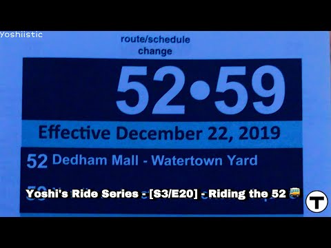 The Dark Nights | Yoshi's Ride Series {S3-E20} - Riding the 52 🚌 - {MBTA}