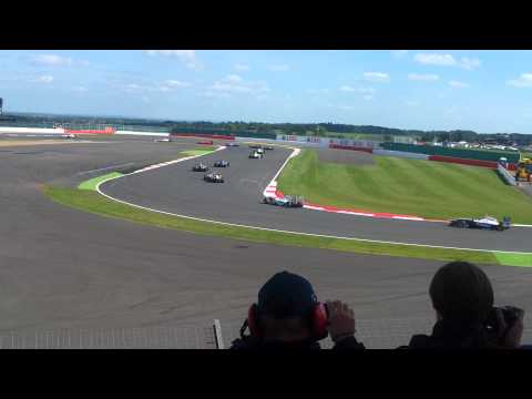 British GP 2013 GP3 Race 1 First Few Laps