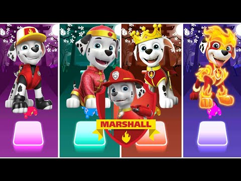 PAW Patrol: Marshall Benefit in the music game EDM Magic Dance: Tiles Hop | Episode 70
