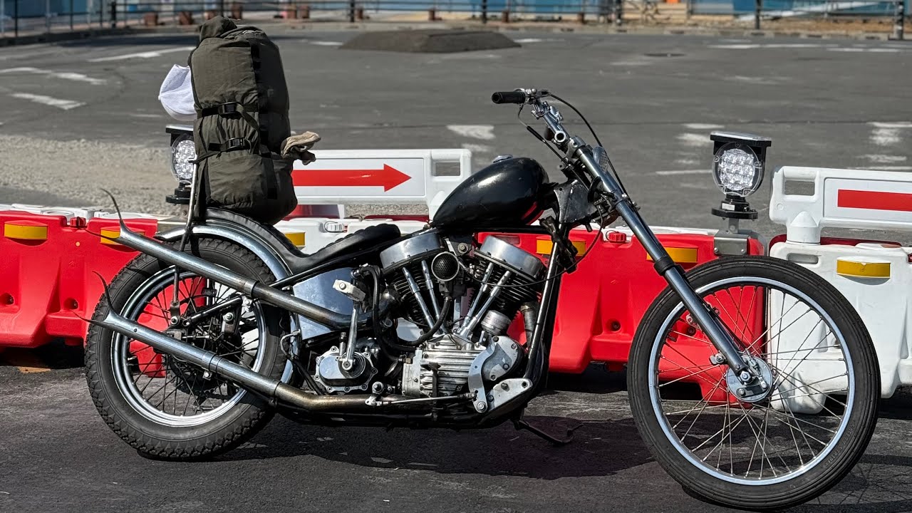 春キャンプに向けてシッシーバーの加工取り付けとテストラン Installing, and Test-Running the Sissy Bar