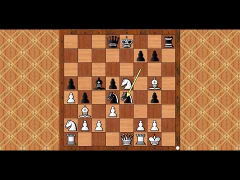 Brilijantne kombinacije i žrtve figura u šahu  - MONDOLFO vs KOLISCH - Bečka partija  # 911