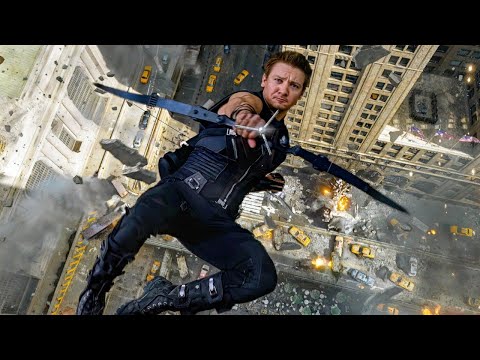 Hawkeye "I Got Him" Scene - New York Battle Scene - The Avengers (2012)