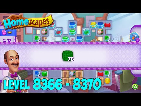 Homescapes level 8366 8367 8368 8369 8370 🏡 Gameplay Walkthrough (Android, iOS) Playrix