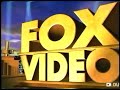 Fox Video 1997 Company Logo VHS Capture PAL Toned 1