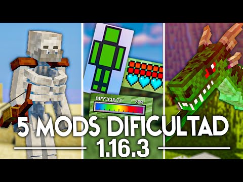 JoseLuis - Top 5 Mods that make the Game More Difficult for Minecraft 1.16 🚫👿