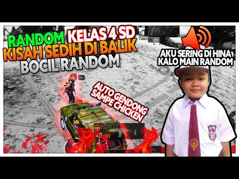 KISAH SEDIH BOCAH RANDOM KELAS 4 SD !!! AUTO GENDONG SAMPE CHICKEN !!! Ryan Prakasha PUBG MOBILE