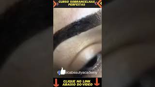 design de sobrancelha tutorial de design de sobrancelhas #shorts