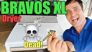 Why This Maytag Bravos XL Dryer Is Dead — Won’t Run — Bad Thermal Fuse — Quick Easy Fix — MEDB835DW4